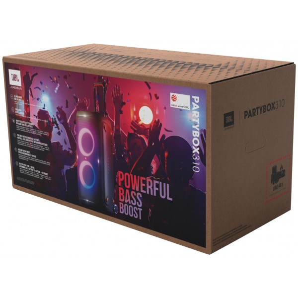 Портативная акустика JBL Partybox 310, 240 Вт, черный