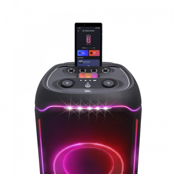 Портативная акустика JBL Partybox Ultimate, 1100 Вт, черный