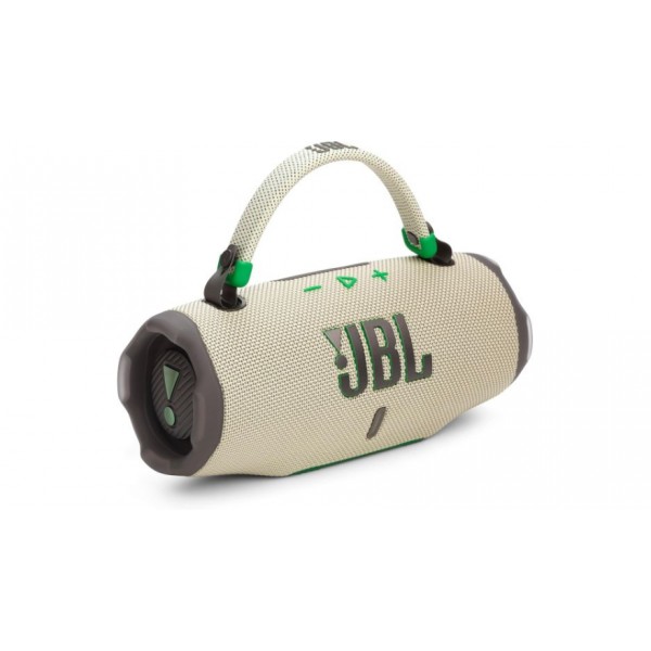 Портативная акустика JBL Charge 6 в бежевом цвете: мощный звук в вашем кармане