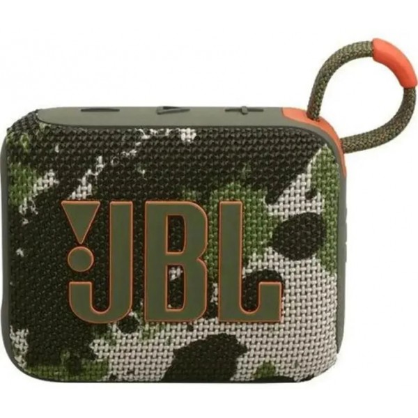 Портативная акустика JBL GO 4 с камуфляжным дизайном и мощностью 4.2 Вт