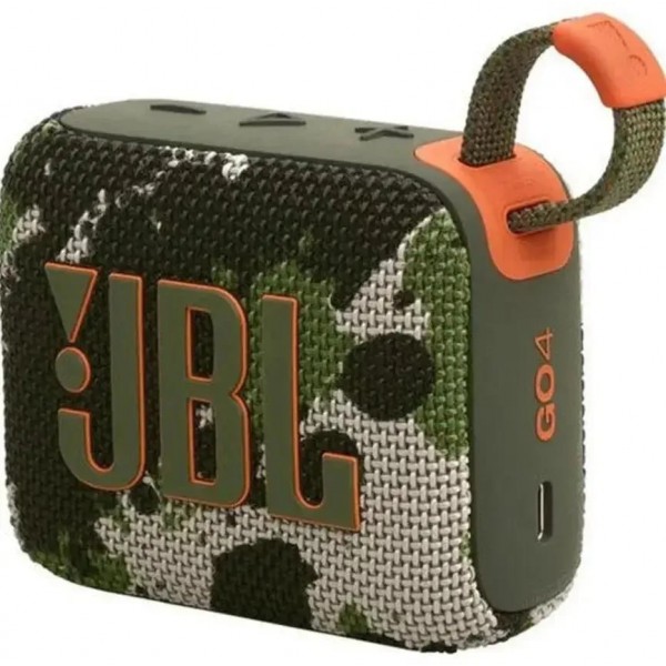 Портативная акустика JBL GO 4 с камуфляжным дизайном и мощностью 4.2 Вт