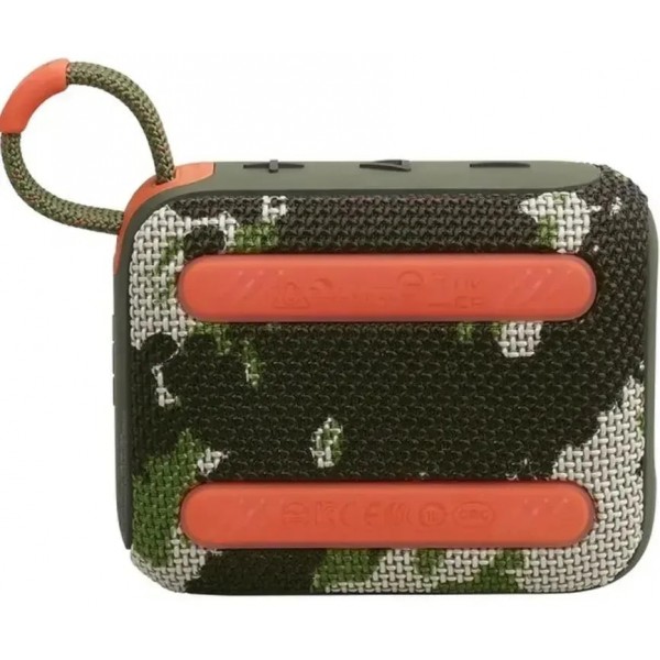 Портативная акустика JBL GO 4 с камуфляжным дизайном и мощностью 4.2 Вт