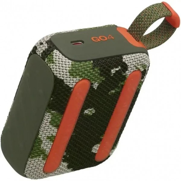 Портативная акустика JBL GO 4 с камуфляжным дизайном и мощностью 4.2 Вт