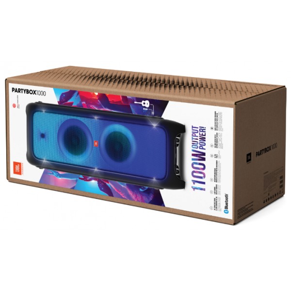 Акустика JBL PartyBox 1000, 1100 Вт, black