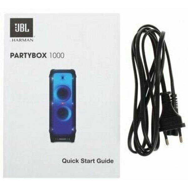 Акустика JBL PartyBox 1000, 1100 Вт, black