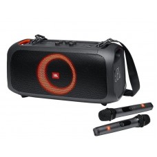 Портативная акустика JBL PartyBox On-The-Go, 100 Вт, (2 микрофона), черный