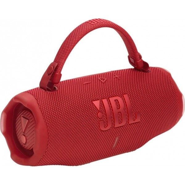 Портативная акустика JBL Charge 6 в красном цвете – мощный звук на любой вечеринке