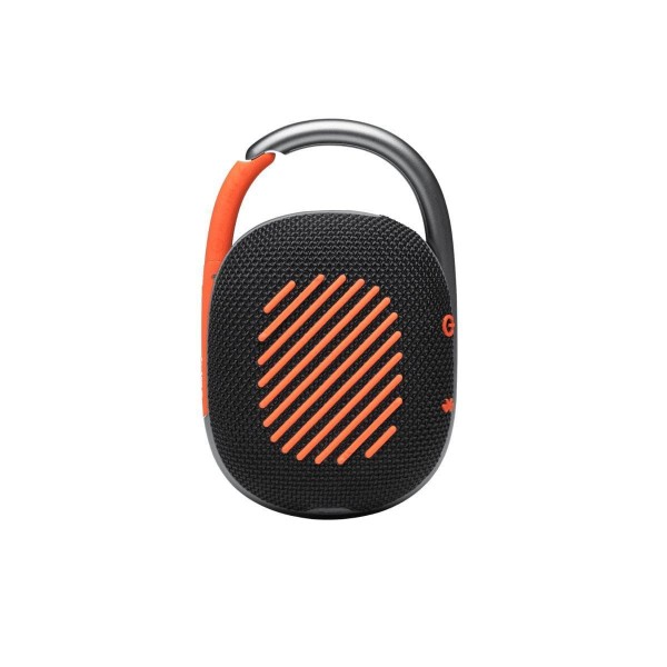Портативная акустика JBL Clip 4, 5 Вт, черный/оранжевый