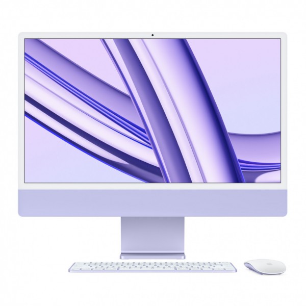 Apple iMac 24 Retina 4K (M4 10-Core CPU, GPU 10-Core, 16 ГБ, 256 ГБ) (Z1ET0005K) Фиолетовый
