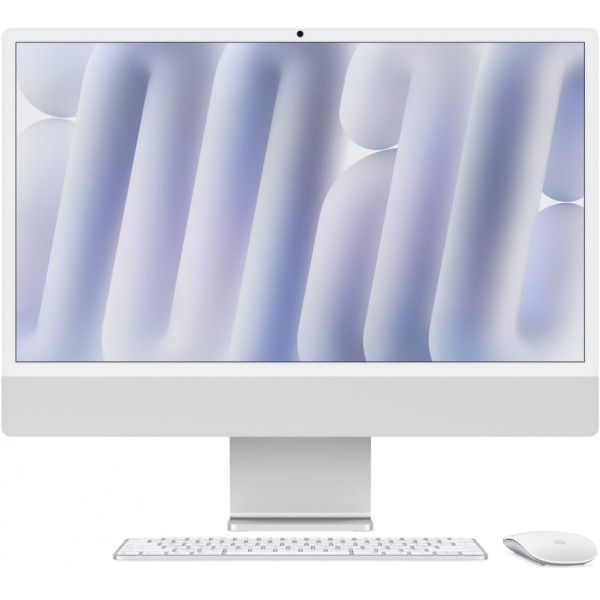 Apple iMac 24 Retina 4K (M4 8-Core CPU, GPU 8-Core, 16 ГБ, 256 ГБ) (MWUC3) Серебристый