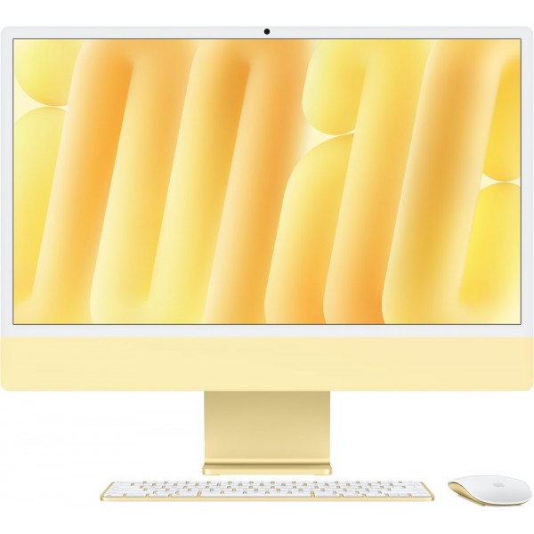 Apple iMac 24 Retina 4K (M4 10-Core CPU, GPU 10-Core, 16 ГБ, 256 ГБ) (Z1EK000L2) Желтый