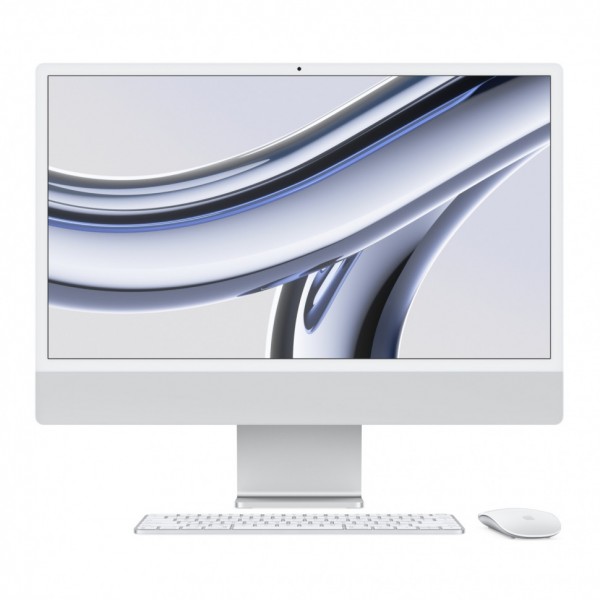 Apple iMac 24 Retina 4K (M3 8-Core CPU, GPU 10-Core, 24 ГБ, 1024 ГБ) (Z19D000DD) Серебристый