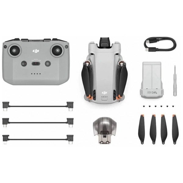 Квадрокоптер DJI Mini 3 Pro (DJI RC), серый