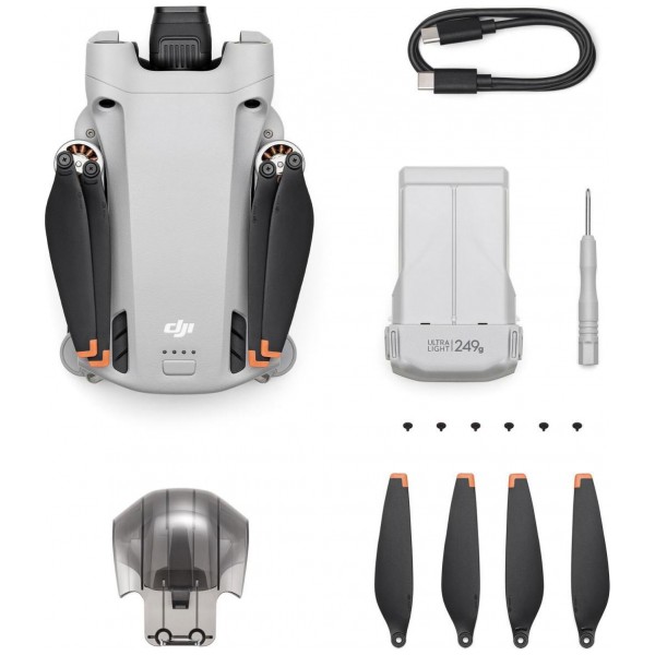 Квадрокоптер DJI Mini 3 Pro (DJI RC), серый