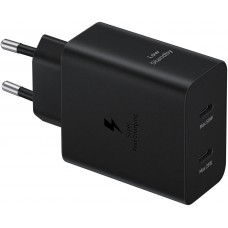 Сетевое зарядное устройство Samsung EP-T5020, c кабелем, USB-C, 50Вт, 3A, черный