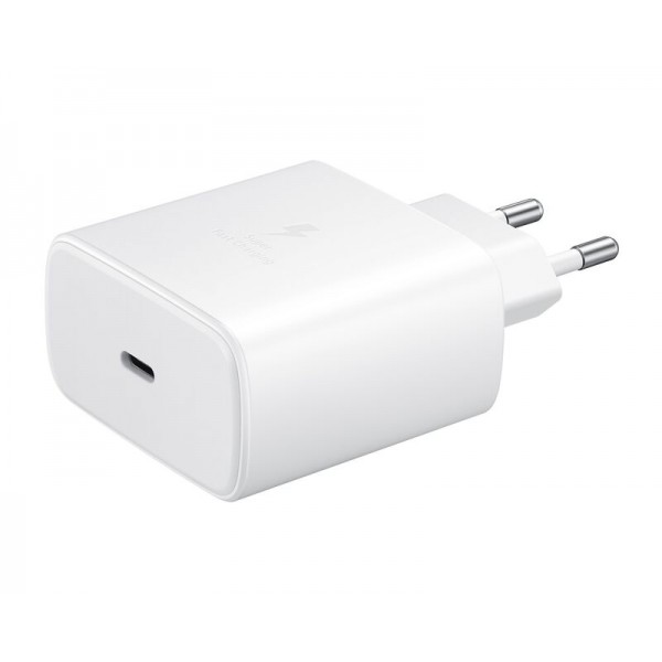Сетевое зарядное устройство Samsung EP-T4510 45W USB-C в белом цвете Сетевое зарядное устройство Samsung EP-T4510 45W USB-C в белом цвете