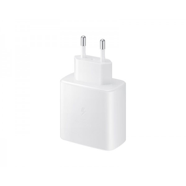 Сетевое зарядное устройство Samsung EP-T4510 45W USB-C в белом цвете