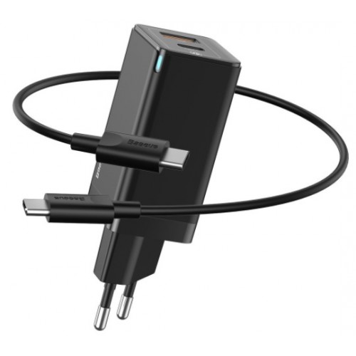 Зарядное устройство USB Baseus CCGAN-Q01 Черный