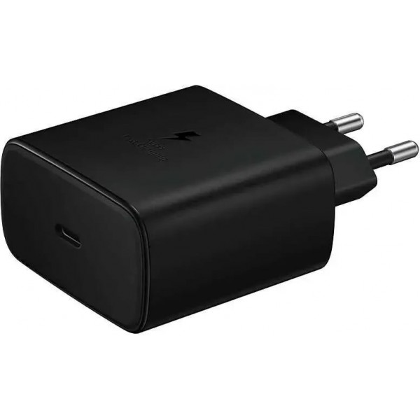 Сетевое зарядное устройство Samsung EP-TA845, с кабелем, 45 Вт, Черный