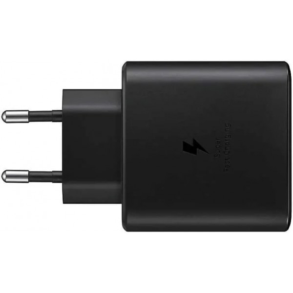 Сетевое зарядное устройство Samsung EP-TA845, с кабелем, 45 Вт, Черный