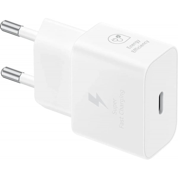 Сетевое зарядное устройство Samsung EP-T2510, USB-C, 25Вт, 3A, белый