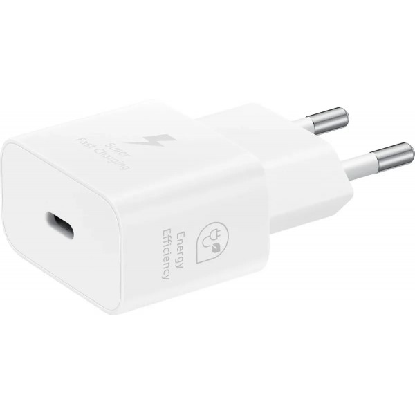 Сетевое зарядное устройство Samsung EP-T2510, USB-C, 25Вт, 3A, белый