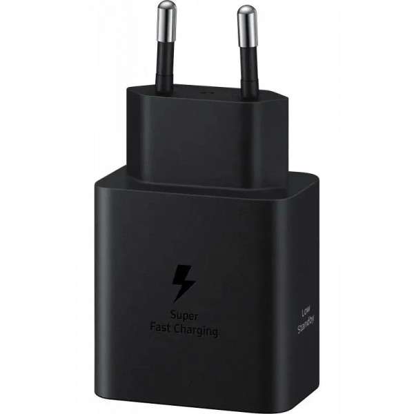 Сетевое зарядное устройство Samsung EP-T4511, c кабелем, USB-C, 45Вт, 3A, черный