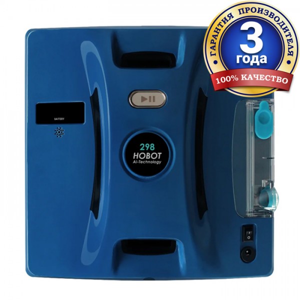 Робот мойщик окон Hobot-298 Ultrasonic, синий