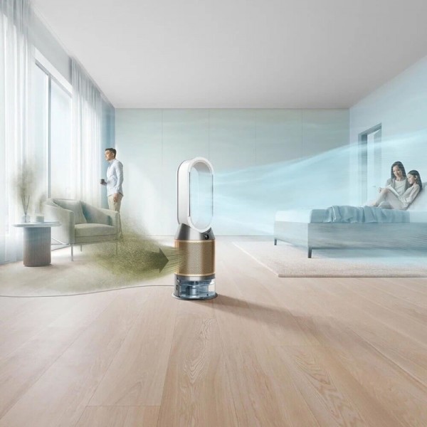 Очиститель-увлажнитель воздуха Dyson PH05 Purifier Humidify + Cool PH2 De-NOx (белый/золотой)