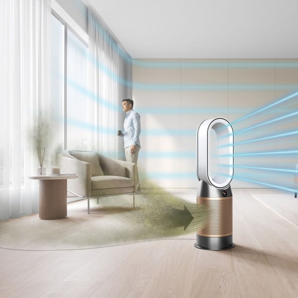 Очиститель воздуха Dyson HP09 Hot Cool Formaldehyde White/Gold, белый/золотой