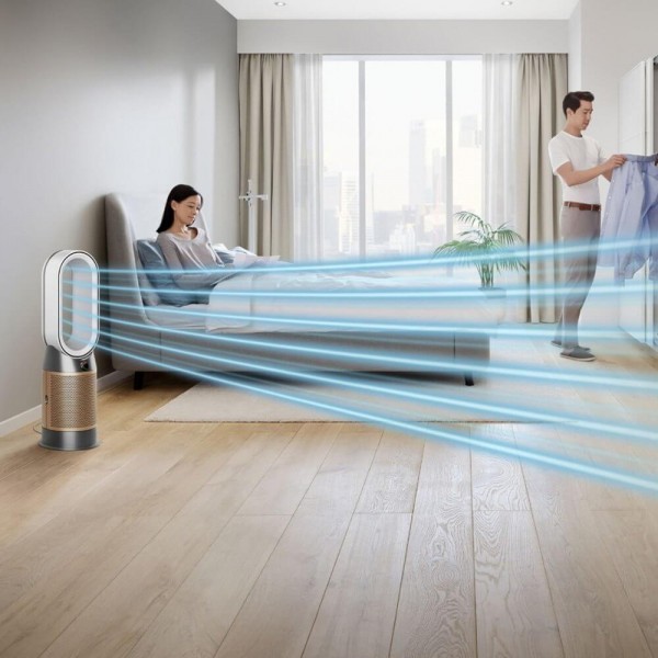 Очиститель воздуха Dyson HP09 Hot Cool Formaldehyde White/Gold, белый/золотой