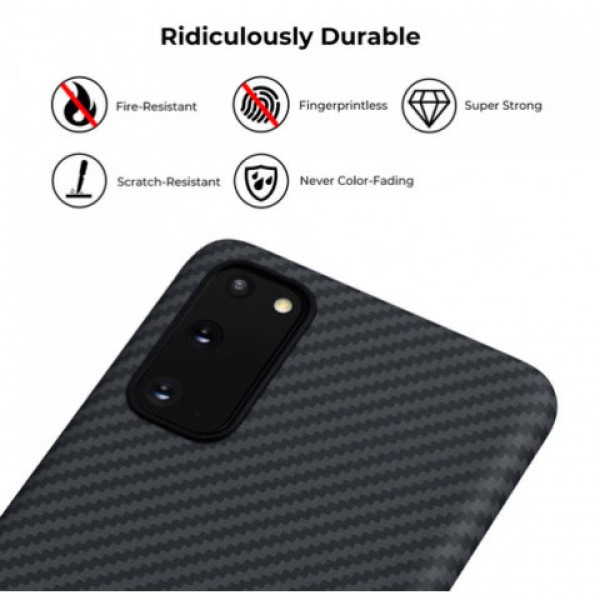 Кевларовый Чехол Pitaka Для Samsung S20 Чёрный