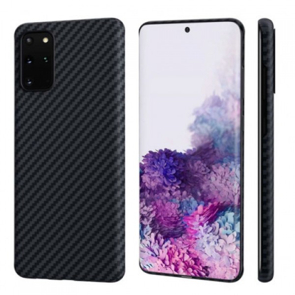 Кевларовый Чехол Pitaka Для Samsung S20 Plus Чёрно-серый Кевларовый Чехол Pitaka Для Samsung S20 Plus Чёрно-серый