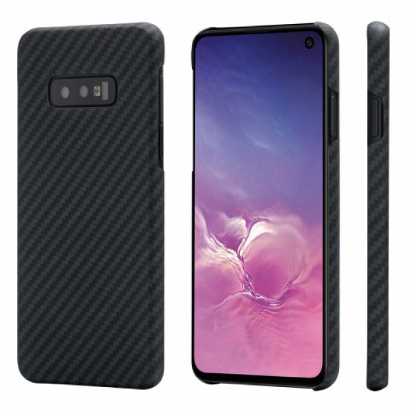 Кевларовый Чехол Pitaka Для Samsung S10e Чёрно-серый Кевларовый Чехол Pitaka Для Samsung S10e Чёрно-серый