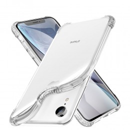 Противоударный силиконовый чехол Hoco для iPhone Xr Прозрачный