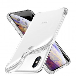 Противоударный силиконовый чехол Hoco для iPhone Xs Max Прозрачный