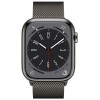 Умные часы Apple Watch Series 8 45 мм Steel Case, graphite milanese