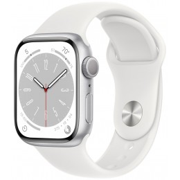 Умные часы Apple Watch Series 8 41 мм Aluminium Case silver/white S/M