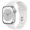 Умные часы Apple Watch Series 8 41 мм Aluminium Case silver/white M/L