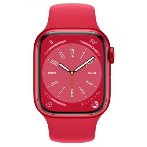Умные часы Apple Watch Series 8 45 мм Aluminium Case (PRODUCT)RED Sport Band
