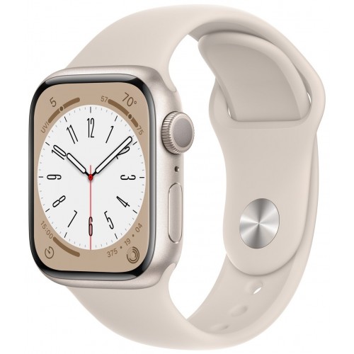 Умные часы Apple Watch Series 8 41 мм Aluminium Case starlight Sport Band