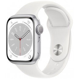 Умные часы Apple Watch Series 8 45 мм Aluminium Case silver/white