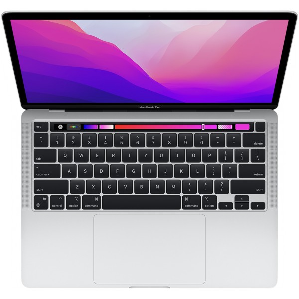Apple MacBook Pro 13.3 Touch Bar 2022 MNEQ3LL/A (M2 8-Core, GPU 10-Core, 8GB, 512GB) серебристый