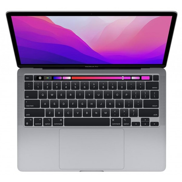 Apple MacBook Pro 13.3 Touch Bar 2022 MNEQ3LL/A (M2 8-Core, GPU 10-Core, 8GB, 512GB) серебристый
