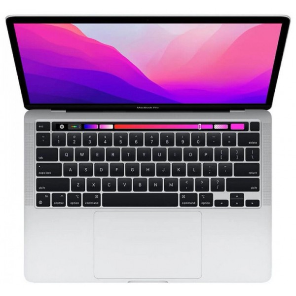 Apple MacBook Pro 13.3 Touch Bar 2022 MNEQ3LL/A (M2 8-Core, GPU 10-Core, 8GB, 512GB) серебристый