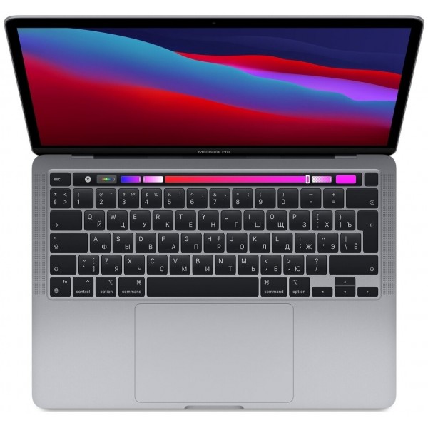 Apple MacBook Pro 13.3 Touch Bar MYD82 (M1 8-Core, GPU 8-Core, 8GB, 256GB) серый космос