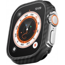 Чехол Pitaka Air Case для Apple Watch 49мм Ultra/Ultra 2, чёрно/серый (полоска) (KW3001A)