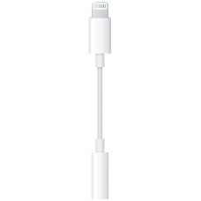 Адаптер Apple Lightning/выход 3,5 мм для наушников, белый (MMX62)