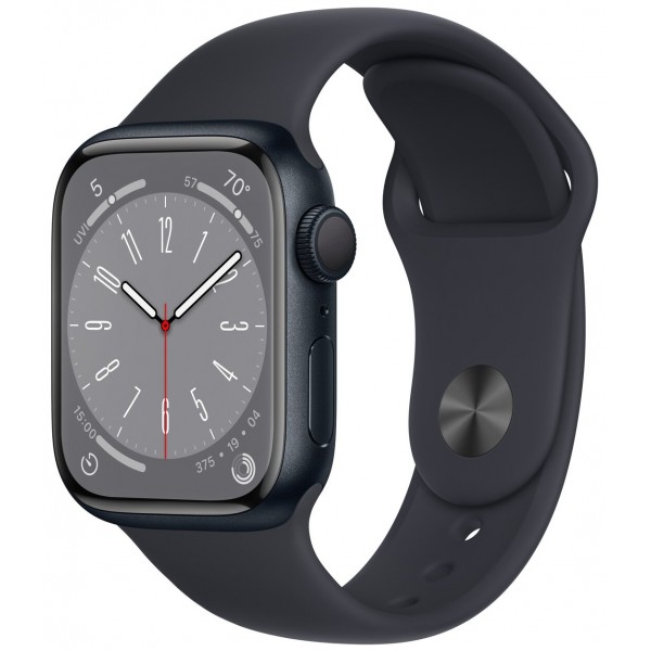 Купить Умные часы Apple Watch Series 8 41 мм Aluminium Case midnight Sport Band в Москве