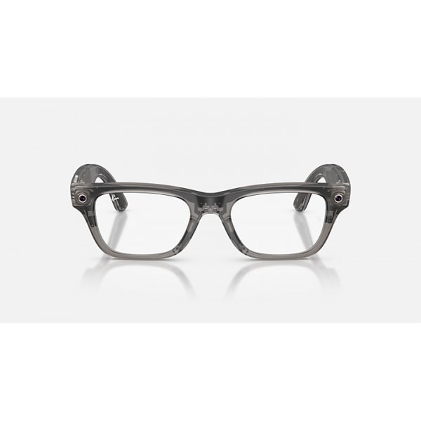 Очки с камерой Ray-Ban Meta Blayzer Optics Gen 2 RW7001 Matte Transparent Ice Grey, 54-19-155 мм